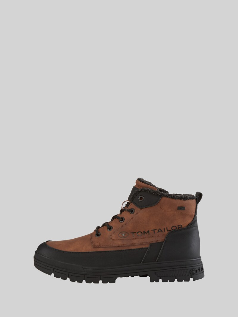 Tom Tailor Wasserfeste Boots mit Fütterung - Cognac