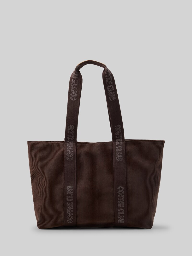 Tom Tailor TTCORTINI L Shopper mit Anhänger - Dark Brown