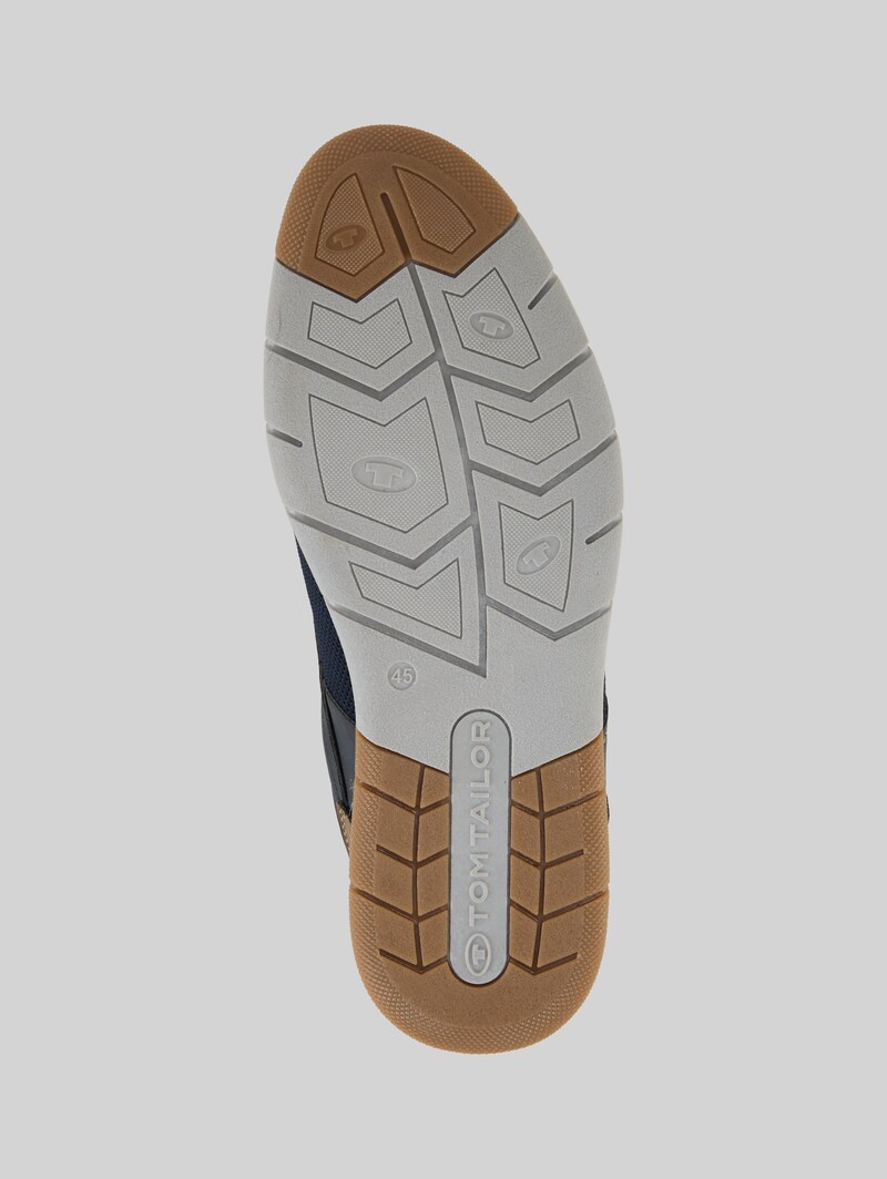 Tom Tailor Schnürschuhe im Knitted-Look - Navy