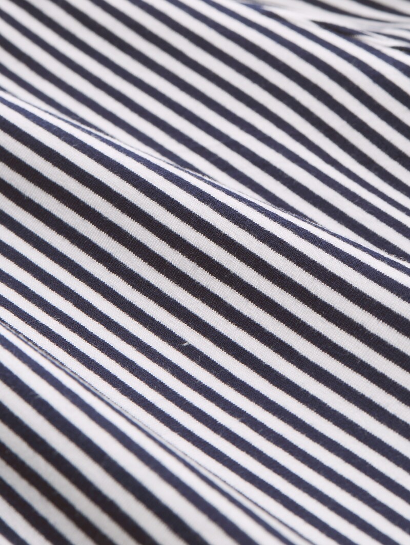 Tom Tailor Pyjama-Shorts mit Streifenmuster - Blue Stripes