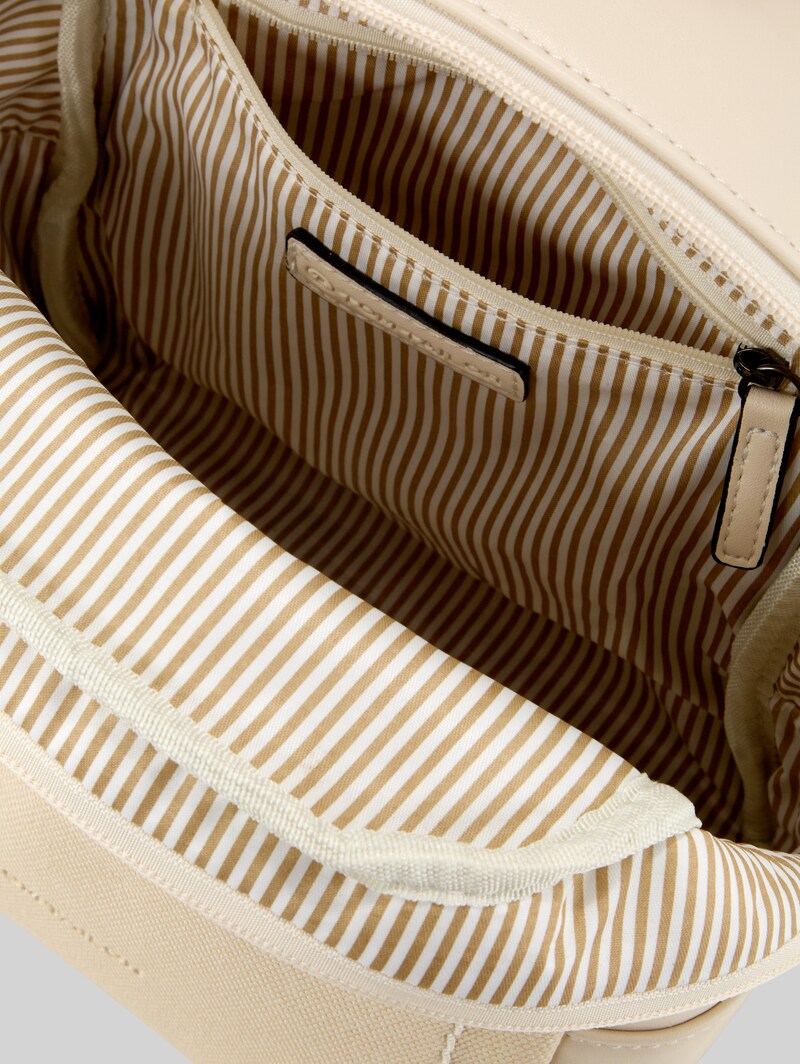 Tom Tailor TTTAMARA S Rucksack in Canvas-Optik - Beige