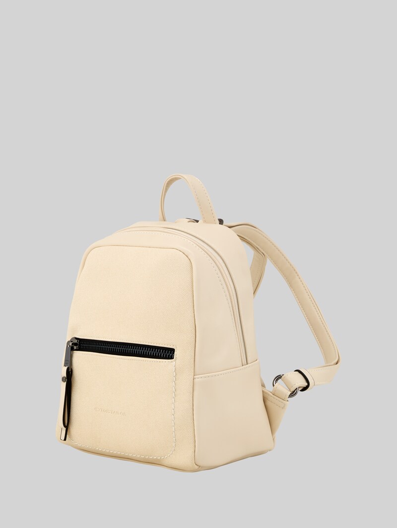 Tom Tailor TTTAMARA S Rucksack in Canvas-Optik - Beige