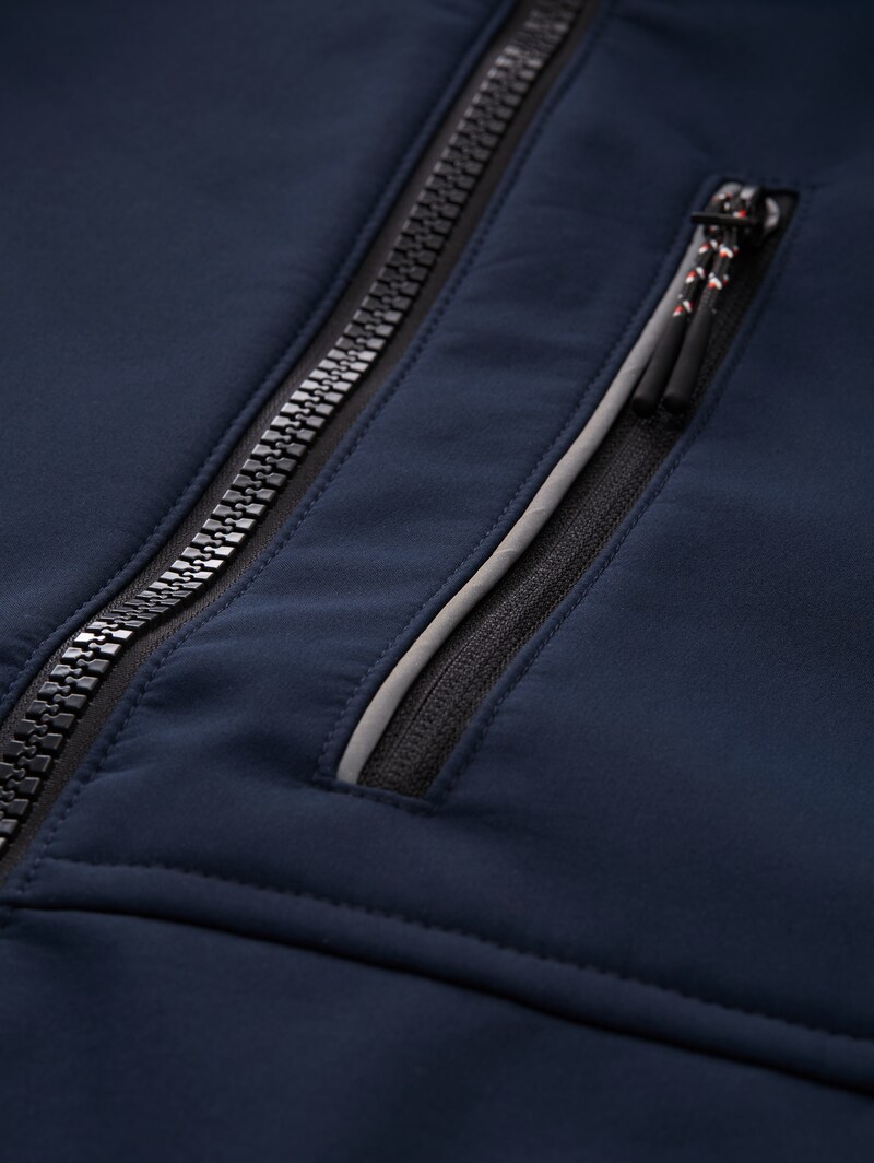 Tom Tailor Softshell Jacke mit Kapuze - Sky Captain Blue