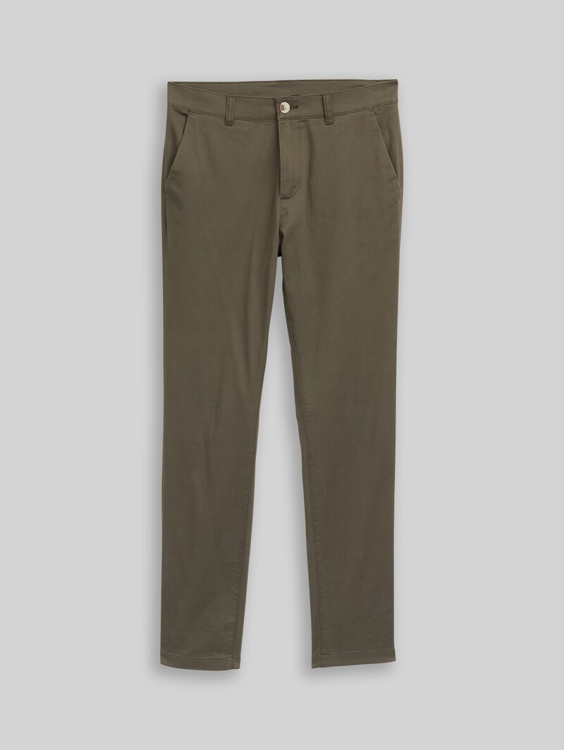 Tom Tailor TTTRAVIS SLIM Chino Hose - Deep Leaf Green