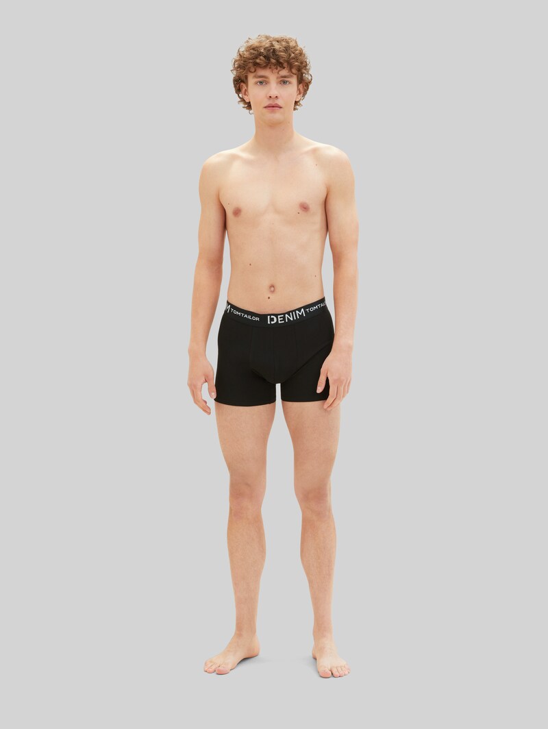 Tom Tailor Boxershorts im 3er-Pack - Heather Grey Melange