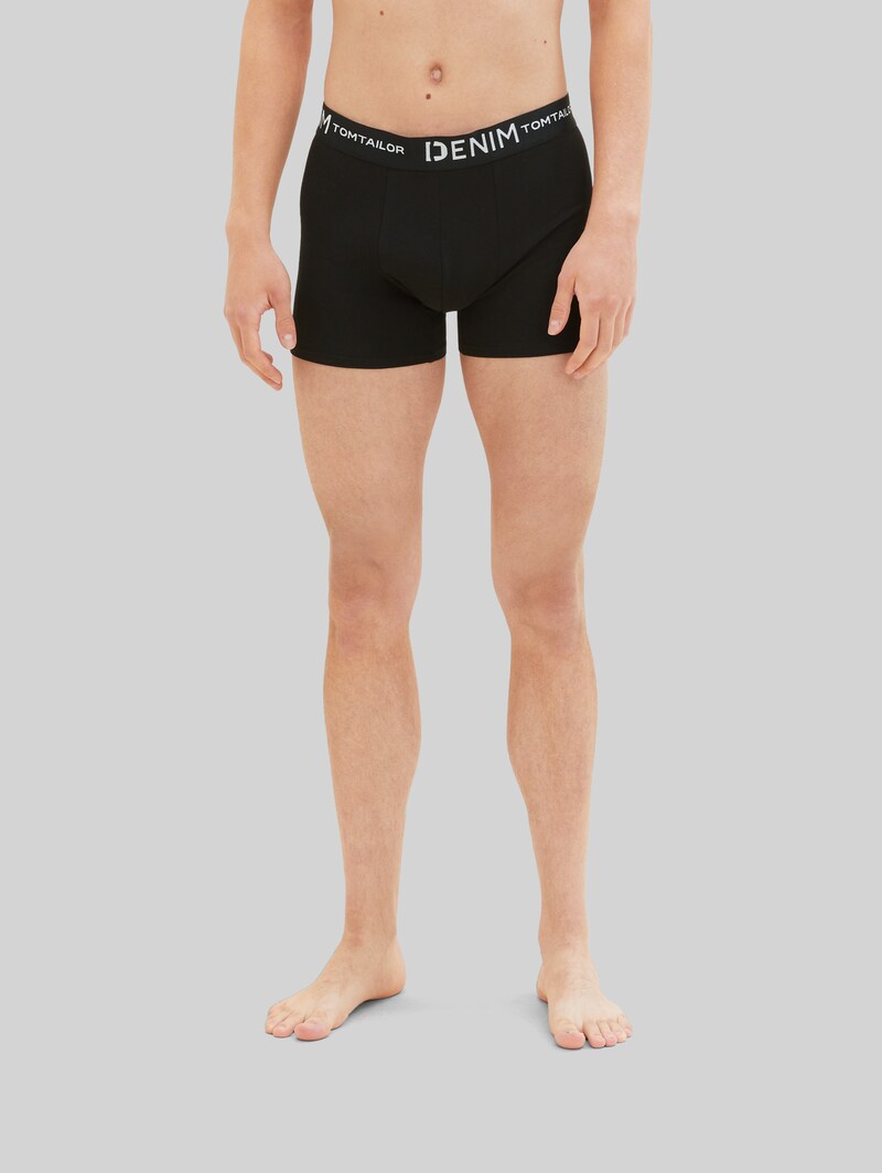 Tom Tailor Boxershorts im 3er-Pack - Heather Grey Melange
