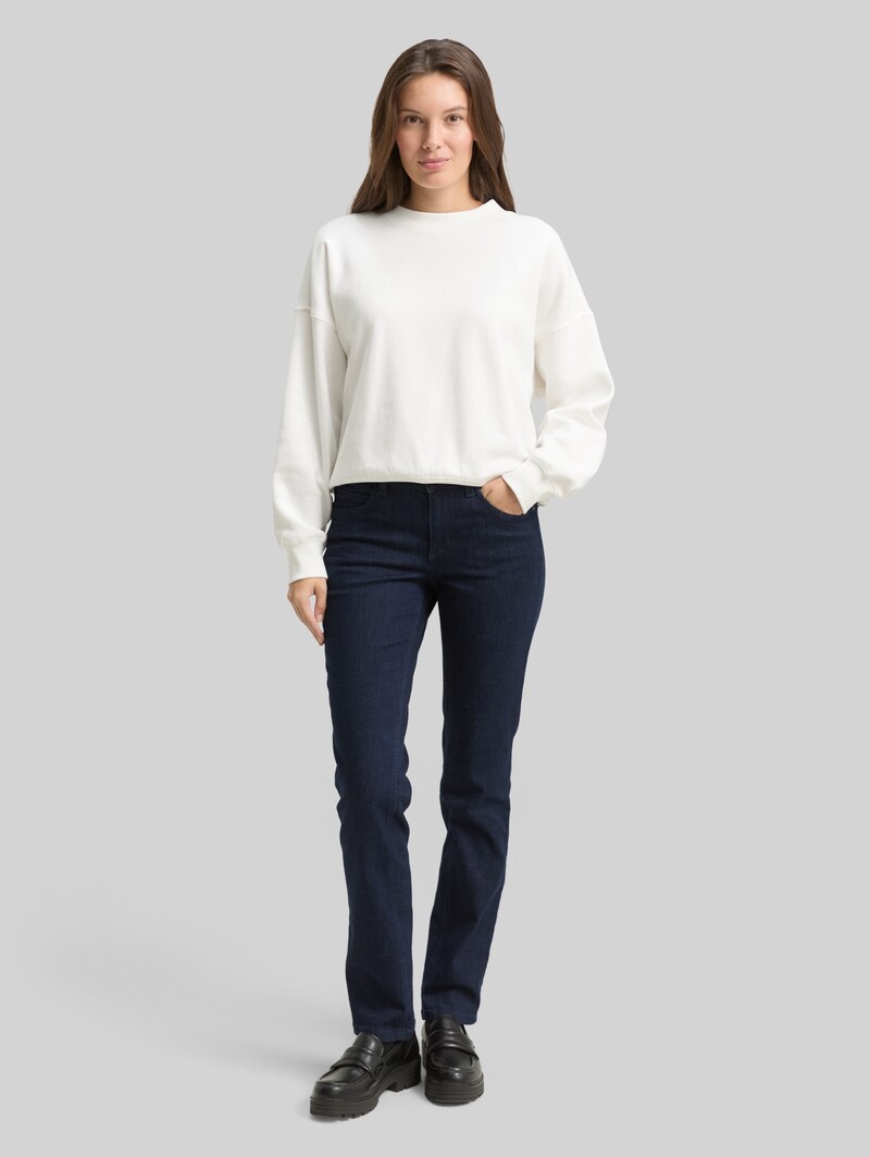 Tom Tailor TTALEXA STRAIGHT Jeans - Clean Rinsed Blue Denim