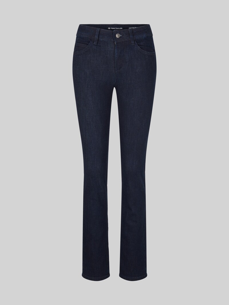 Tom Tailor TTALEXA STRAIGHT Jeans - Clean Rinsed Blue Denim