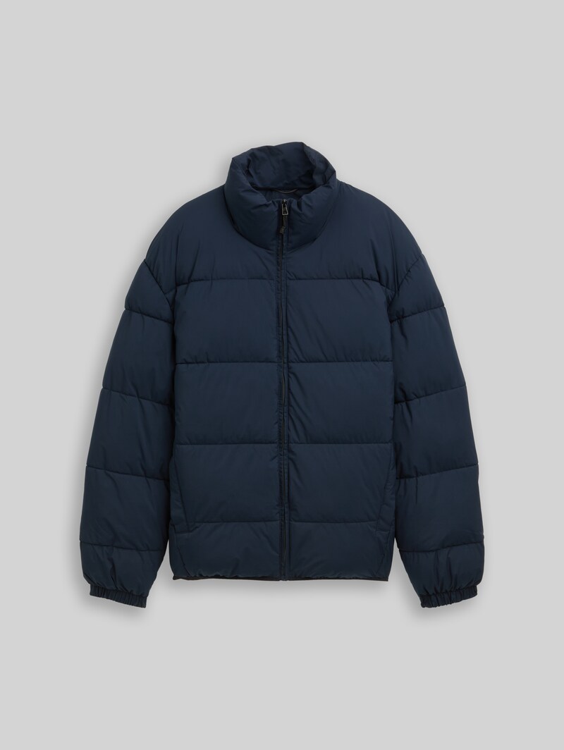 Tom Tailor Lightweight Pufferjacke mit Stehkragen - Sky Captain Blue