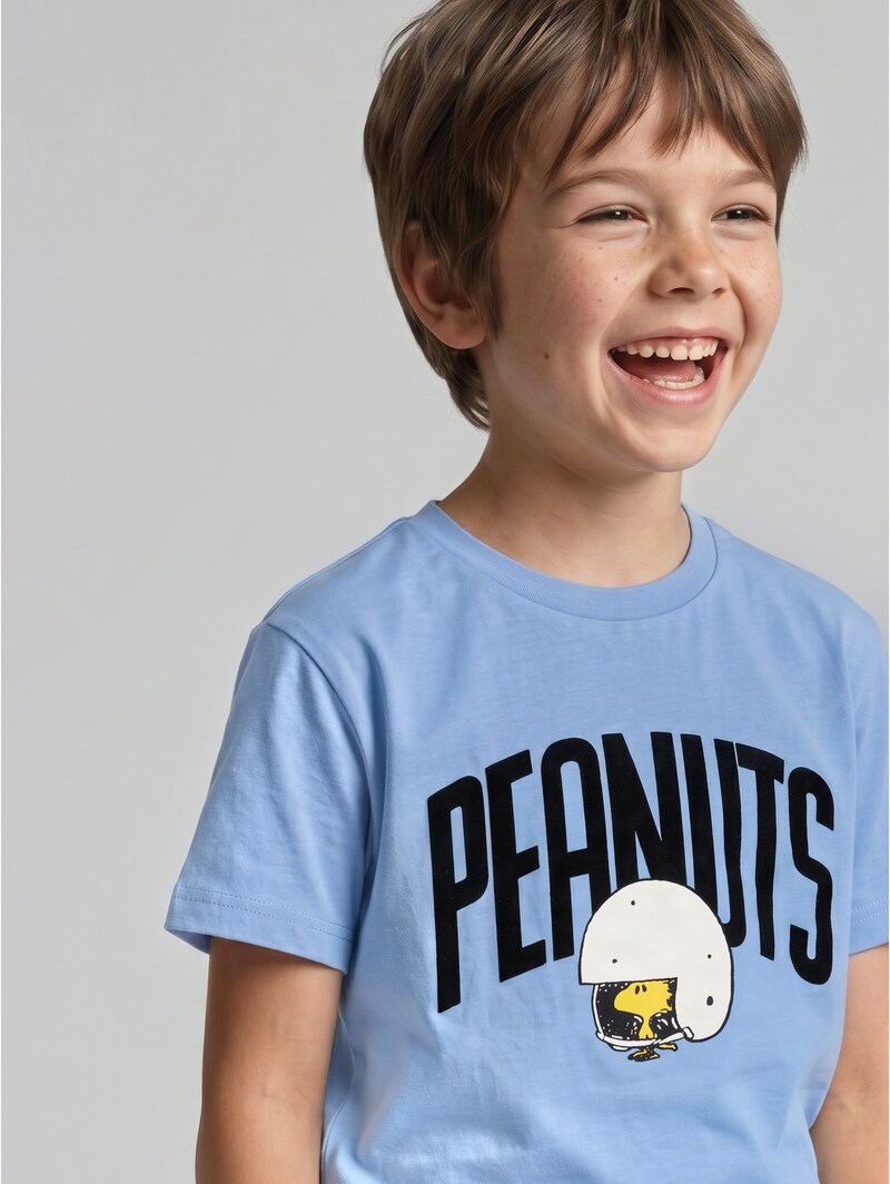 Tom Tailor Oversize T-Shirt mit Peanuts-Print - Light Blue