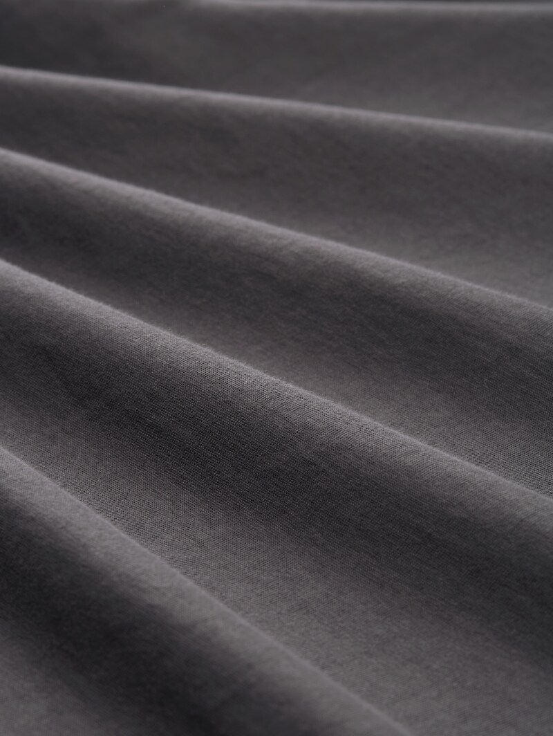 Tom Tailor T-Shirt aus Baumwolle mit Logo-Print - Tarmac Grey