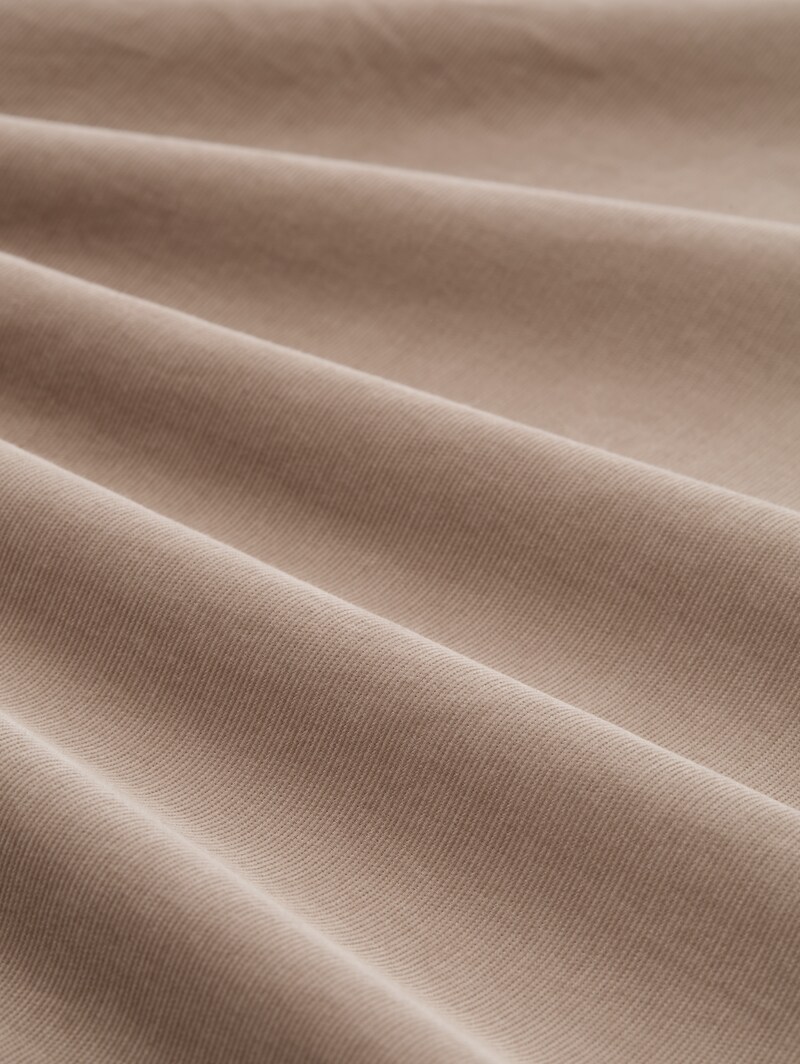 Tom Tailor Loose Fit Hemdbluse aus Cord - Soft Taupe Grey