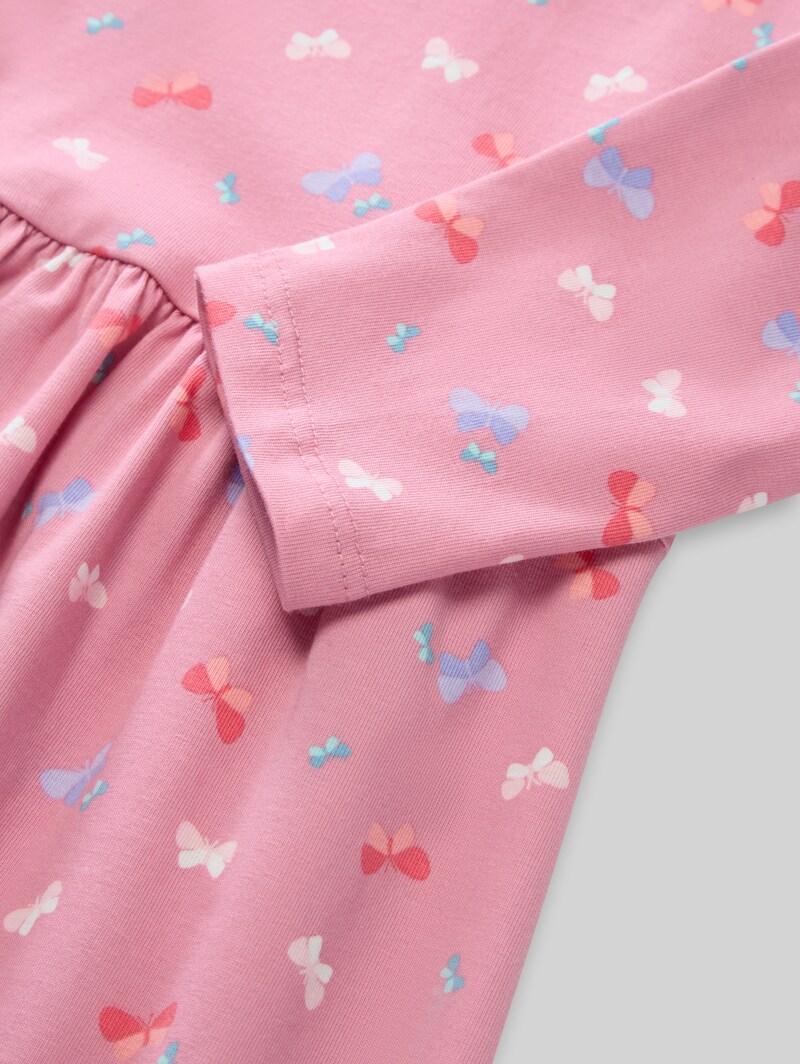 Tom Tailor Mini-Kleid mit Muster - Pink Mini Butterfly Design