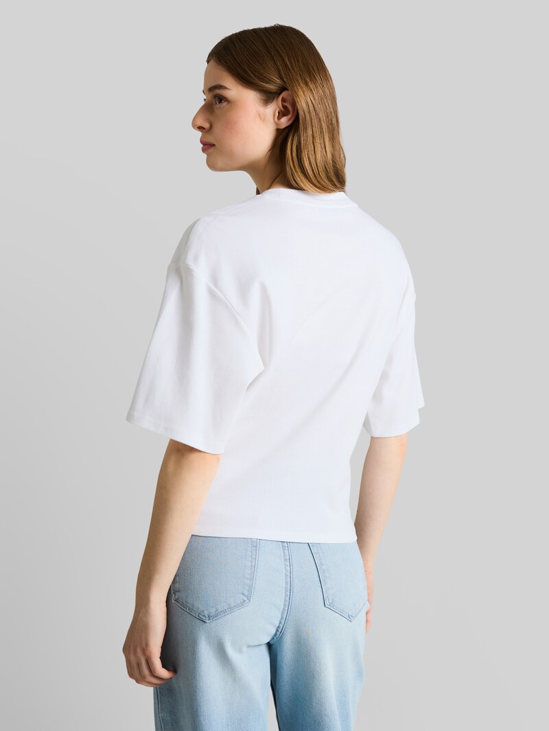 Tom Tailor T-Shirt mit Knotendetail - White