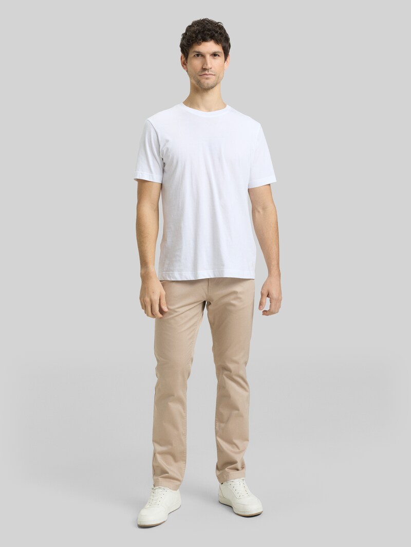 Tom Tailor TTJOSH REGULAR SLIM Hose - Cashew Beige