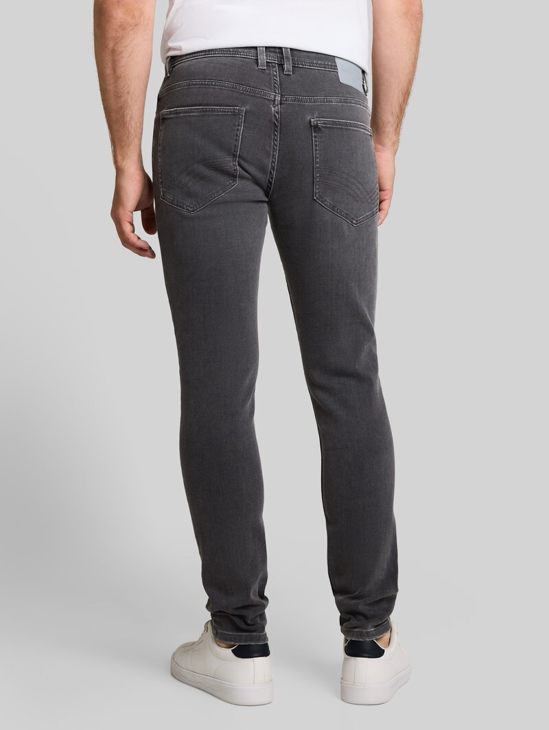 Tom Tailor TTTROY SLIM Jeans - Clean Dark Stone Grey Denim