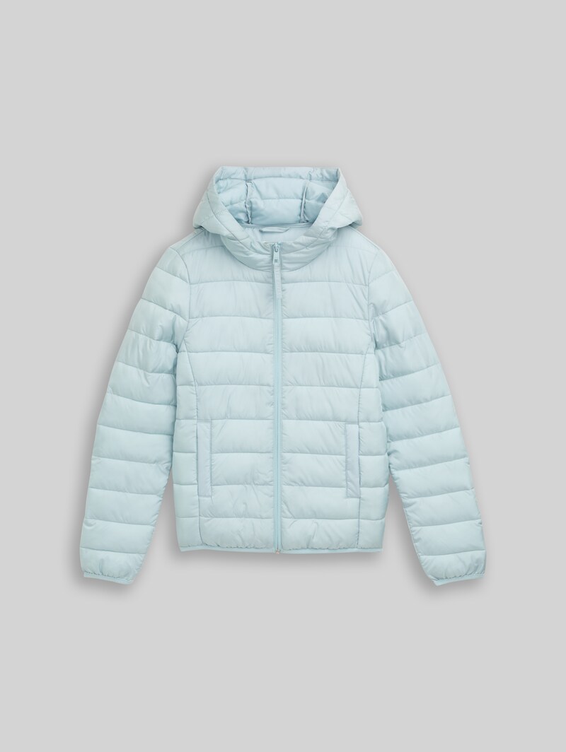Tom Tailor Lightweight Steppjacke mit Kapuze - New Ice Blue