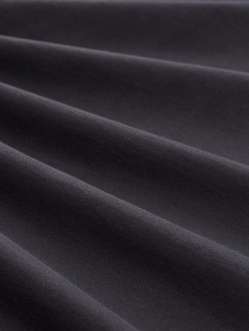 Tom Tailor Relaxed Fit T-Shirt mit Rückenprint - Coal Grey
