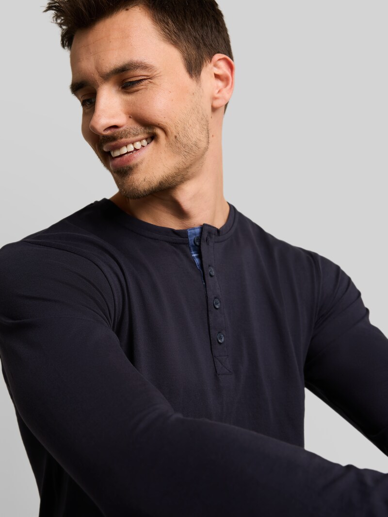 Tom Tailor Pyjama-Set mit Karomuster - Blue-medium-check