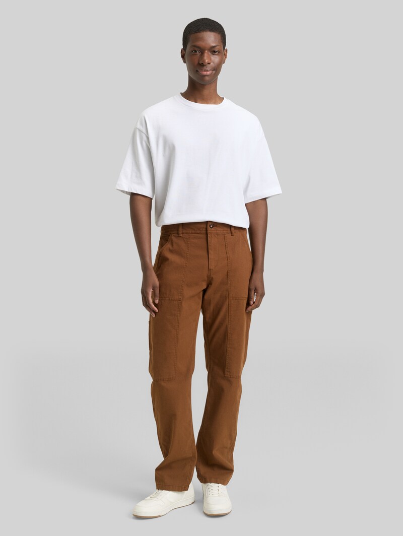 Tom Tailor TTLOOSE Hose im Utility-Look - Golden Clay
