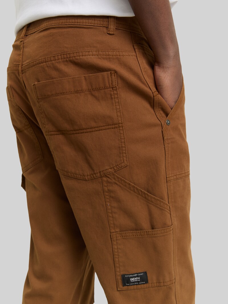 Tom Tailor TTLOOSE Hose im Utility-Look - Golden Clay