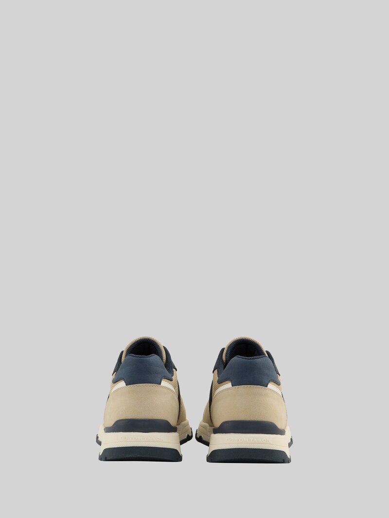 Tom Tailor Sneaker mit Mesh-Einsatz - Beige Tom Tailor Sneaker mit Mesh-Einsatz - Beige