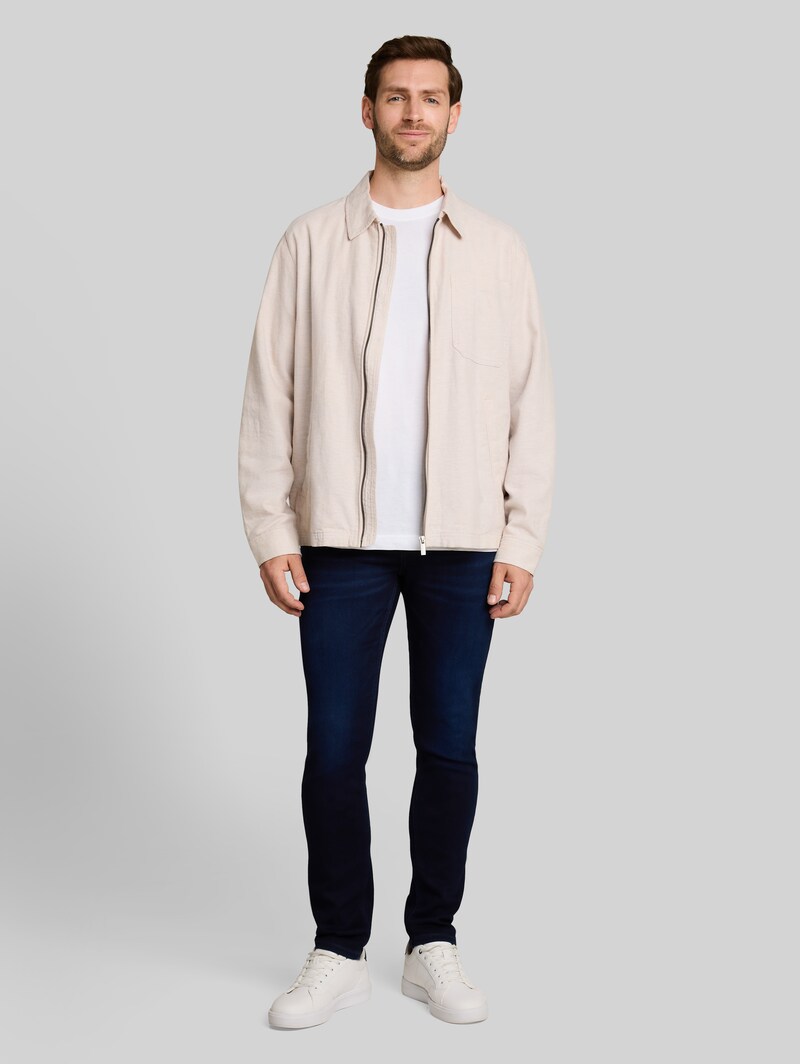 Tom Tailor TTTROY SLIM Jeans - Blue Black Denim