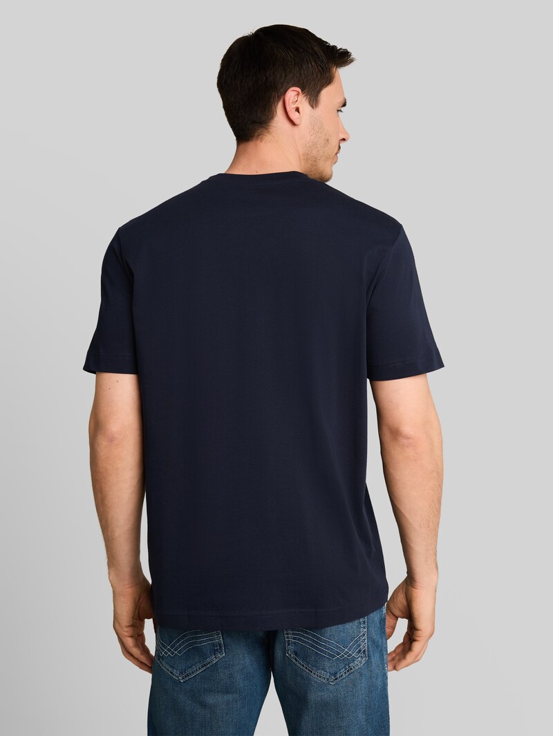 Tom Tailor Basic T-Shirts im 3er-Pack - Light Blue Grey