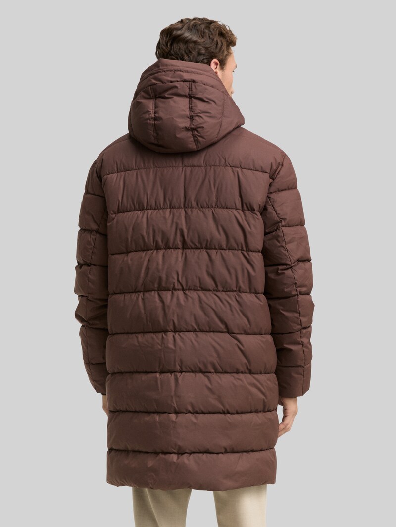 Tom Tailor Puffer Parka mit Kapuze - Bag Brown