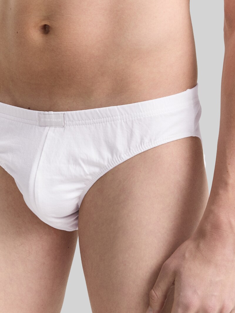 Tom Tailor Slips aus Baumwolle im 7er-Pack - White-light-solid