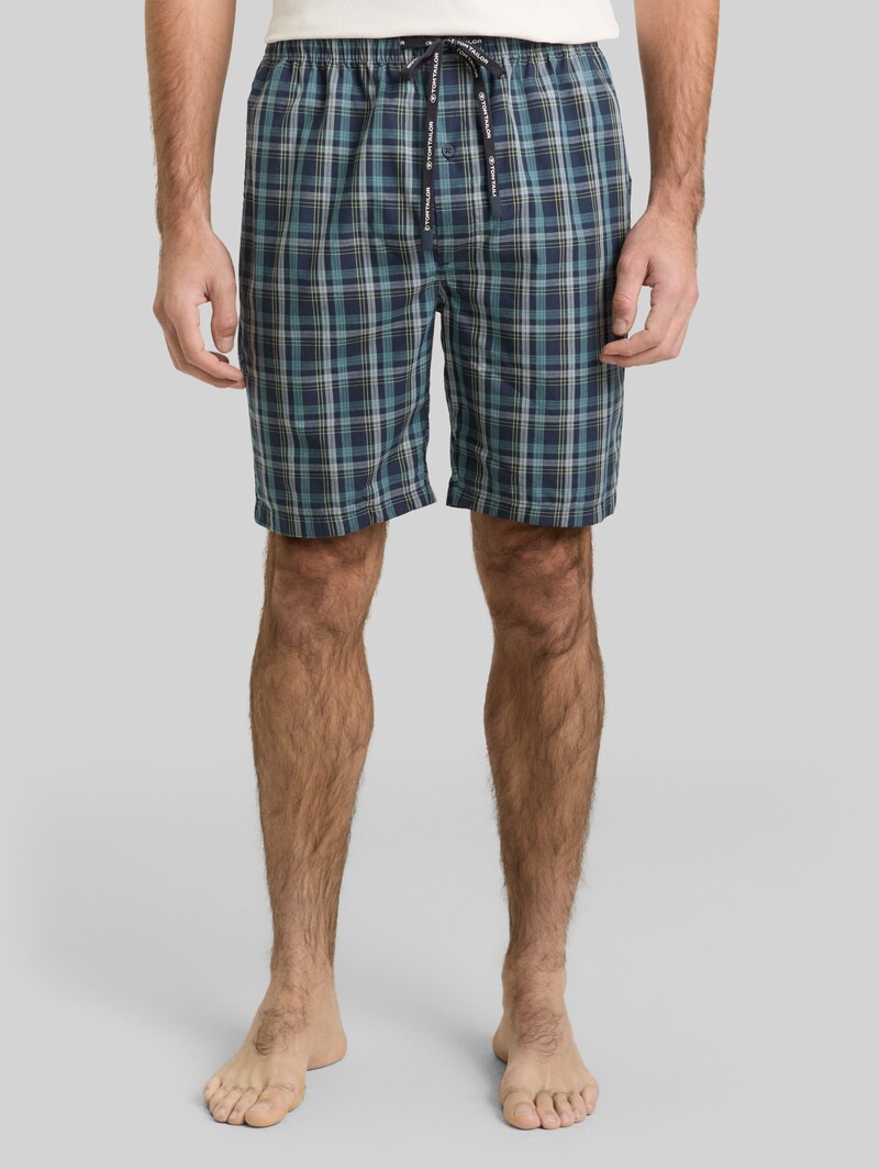 Tom Tailor Boxershorts mit Karomuster - Blue-medium-check