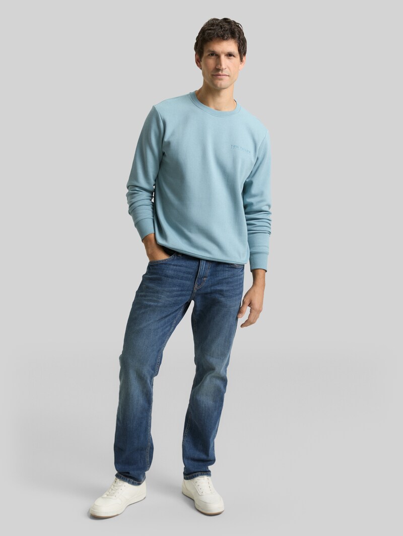 Tom Tailor Sweatshirt mit Logo-Print - Tourmaline